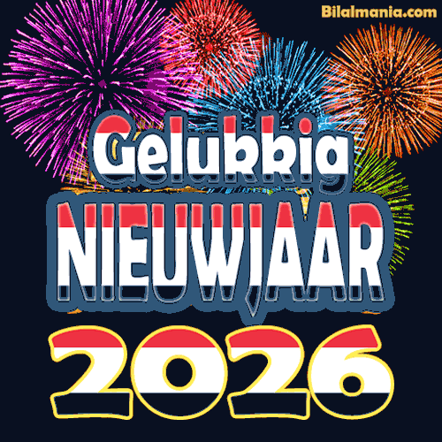 🔥 50+ Gelukkig Nieuwjaar 2026 GIF | Wensen | Vuurwerk Gelukkig Nieuwjaar 2026 GIF