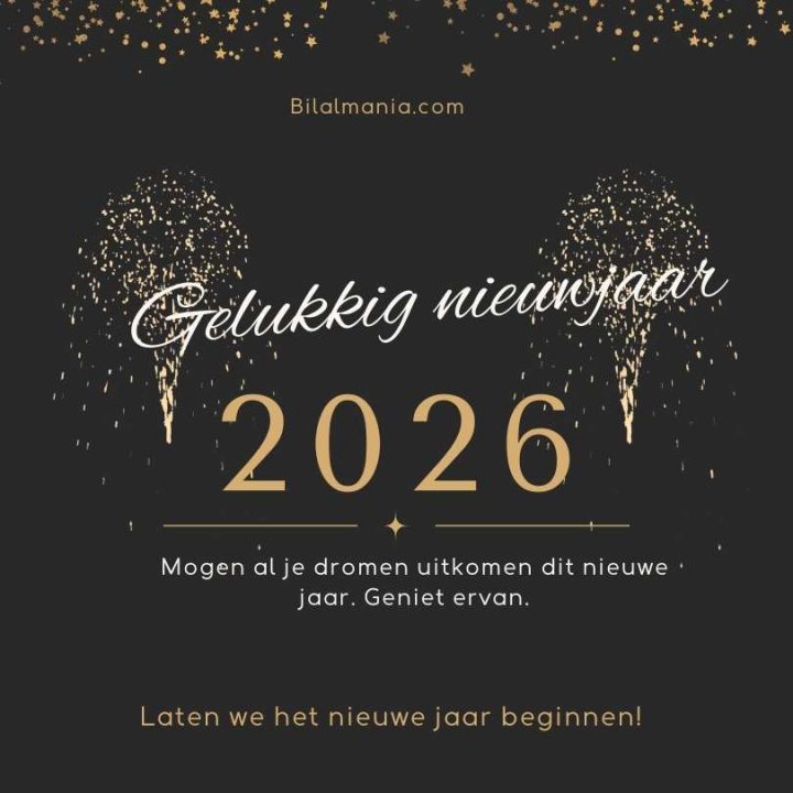 🔥 50+ Gelukkig Nieuwjaar 2026 GIF | Wensen | Vuurwerk Gelukkig Nieuwjaar 2026 wensen