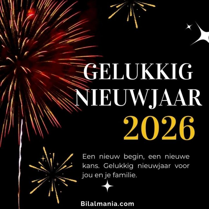 🔥 50+ Gelukkig Nieuwjaar 2026 GIF | Wensen | Vuurwerk Gelukkig Nieuwjaar 2026 wensen
