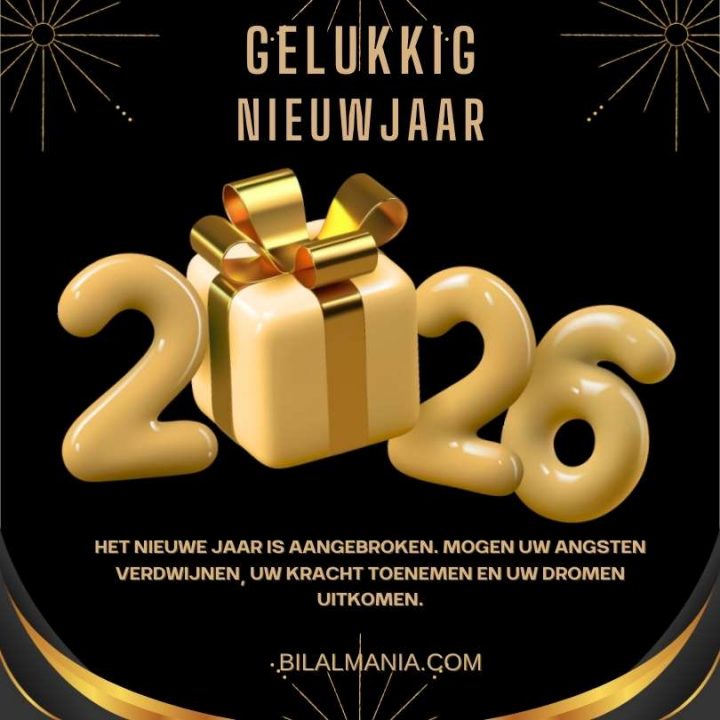 🔥 50+ Gelukkig Nieuwjaar 2026 GIF | Wensen | Vuurwerk Gelukkig Nieuwjaar 2026 wensen