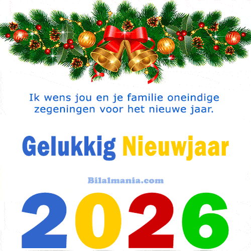 🔥 50+ Gelukkig Nieuwjaar 2026 GIF | Wensen | Vuurwerk Gelukkig Nieuwjaar 2026 Wensen GIF