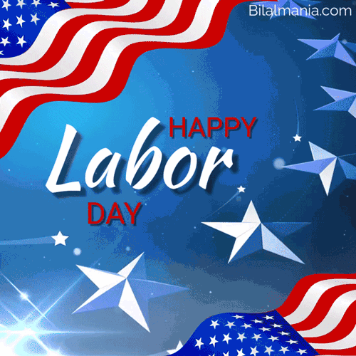 🔥50+ Happy Labor Day 2025 GIFs & Image Wishes to Share Labor day 2025 gif free download