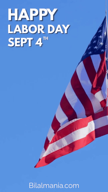 🔥50+ Happy Labor Day 2025 GIFs & Image Wishes to Share good morning happy labor day gif