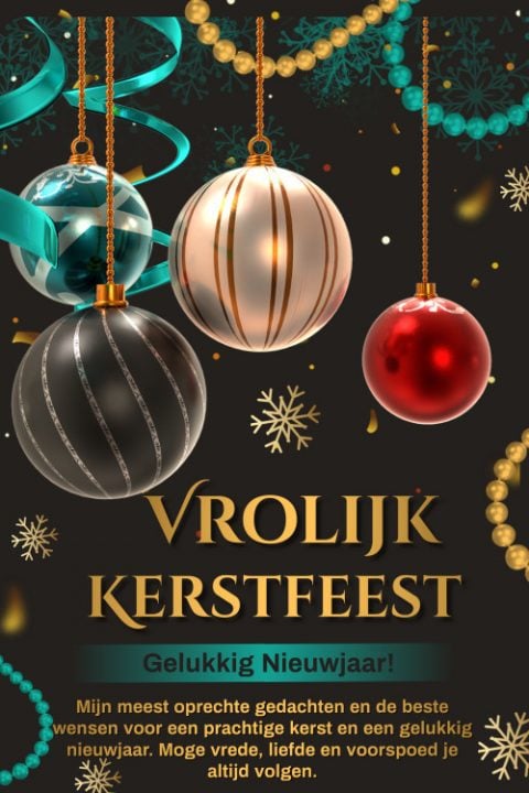 Kerst en nieuwjaarswensen