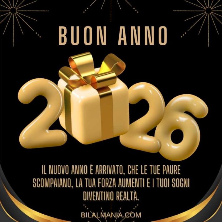 Frasi Auguri di Buon Anno 2026