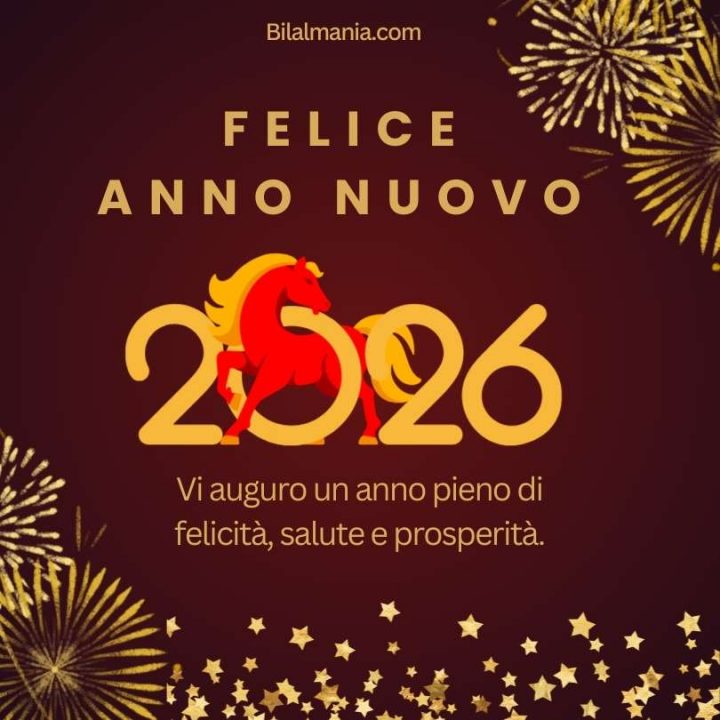 Frasi Auguri di Buon Anno 2026