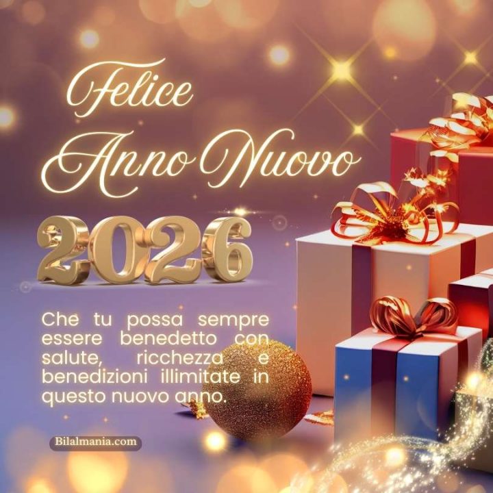 Frasi Auguri di Buon Anno 2026