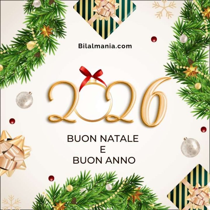 Buon Natale e Buon Anno 2026