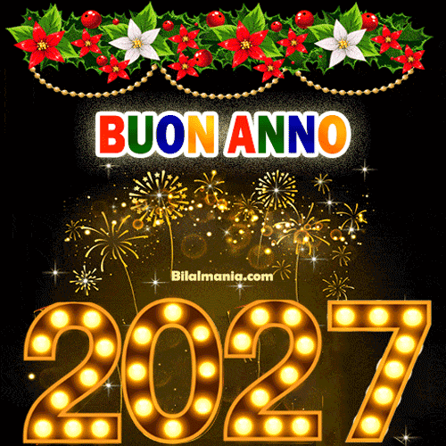 ▶️50+ Buon Anno 2027 GIF Immagini | Auguri Buon Anno 2027 Gif