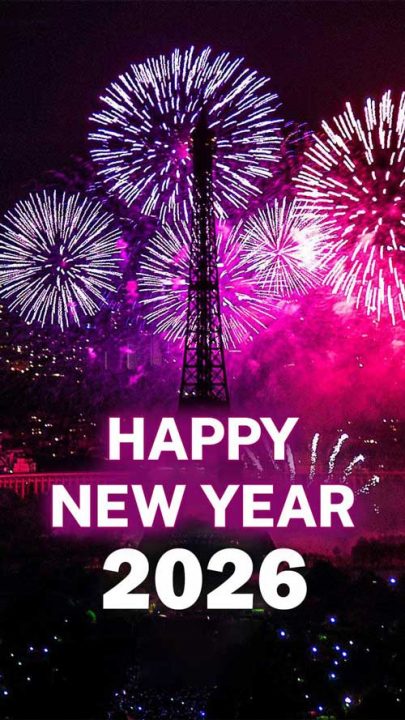 Sparkling Animated Fireworks Happy New Year 2026 GIF Images Firework Happy New Year 2026 Image