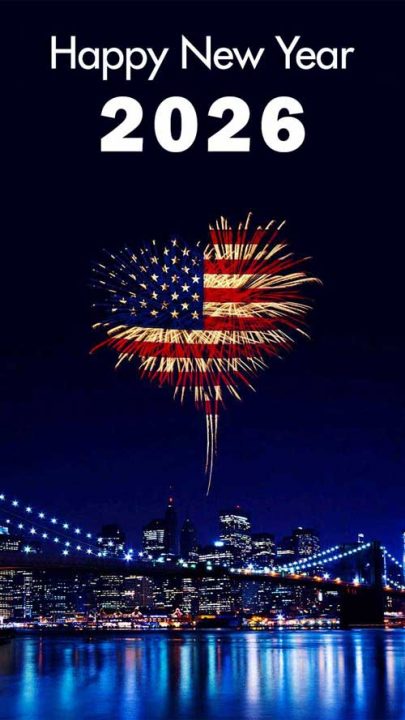 Sparkling Animated Fireworks Happy New Year 2026 GIF Images Firework Happy New Year 2026 Image