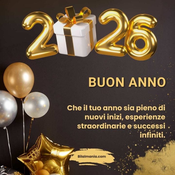 Auguri di Buon Anno 2026