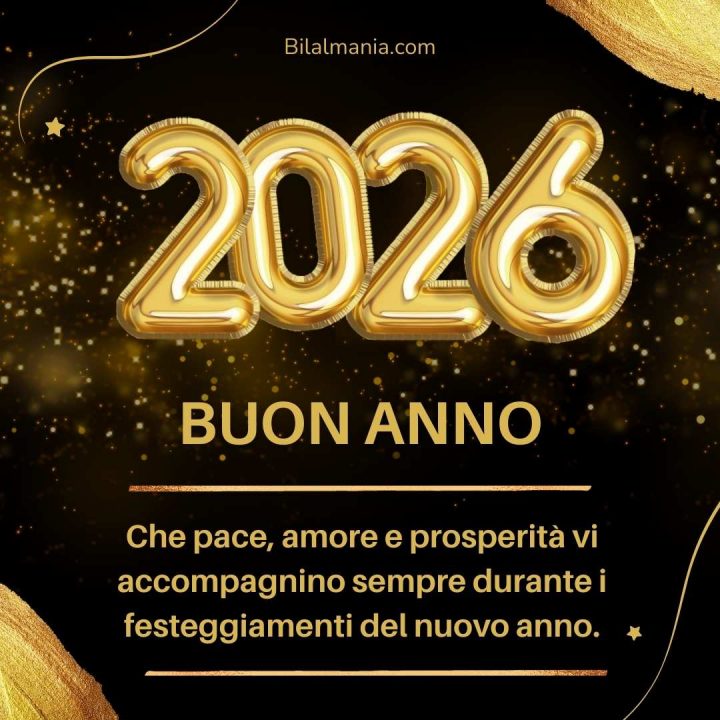 Auguri di Buon Anno 2026
