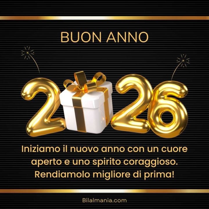 Auguri di Buon Anno 2026