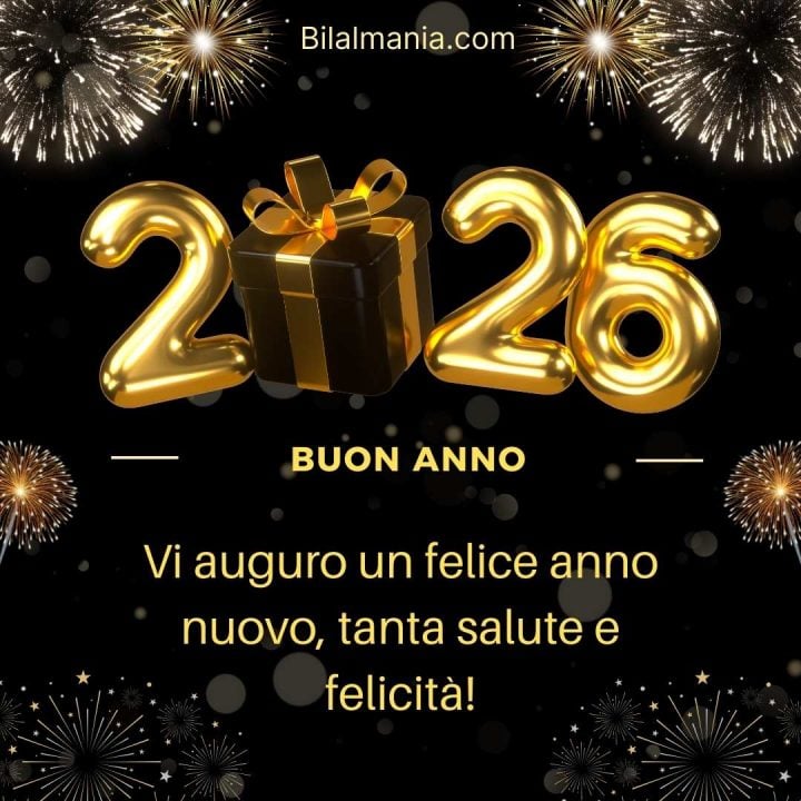 Auguri di Buon Anno 2026