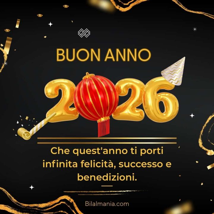 Auguri di Buon Anno 2026