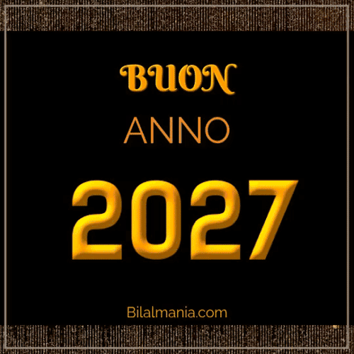 ▶️50+ Buon Anno 2027 GIF Immagini | Auguri Felice Anno Nuovo 2027 Gif