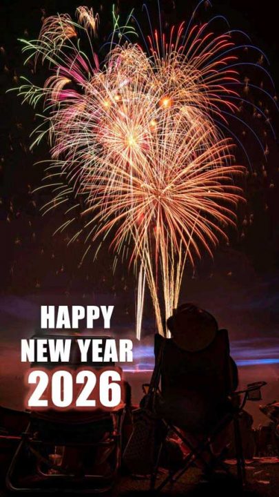 Sparkling Animated Fireworks Happy New Year 2026 GIF Images Firework Happy New Year 2026 Image