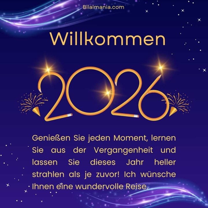 Frohes Neues Jahr 2026 Wünsche