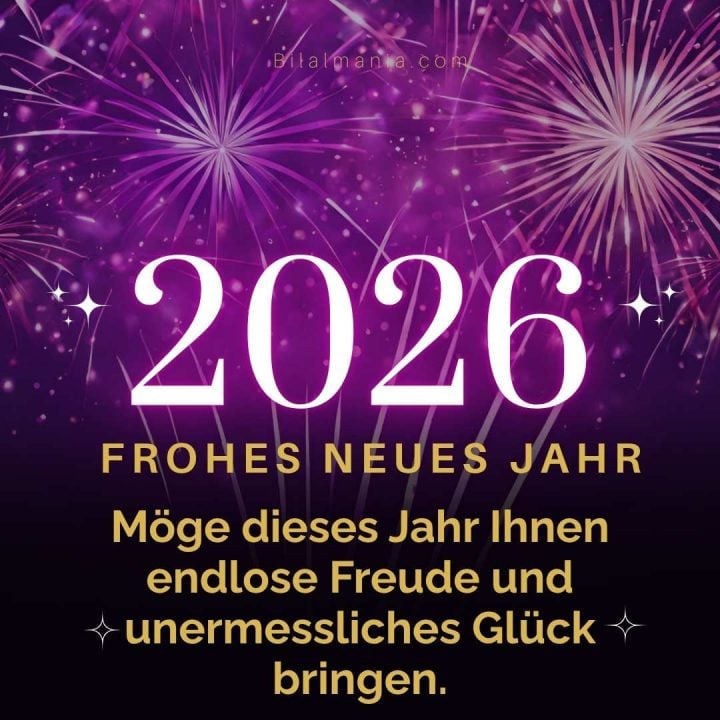 Frohes Neues Jahr 2026 Wünsche