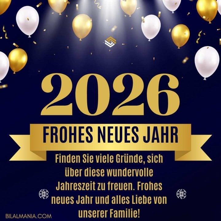 Frohes Neues Jahr 2026 Wünsche