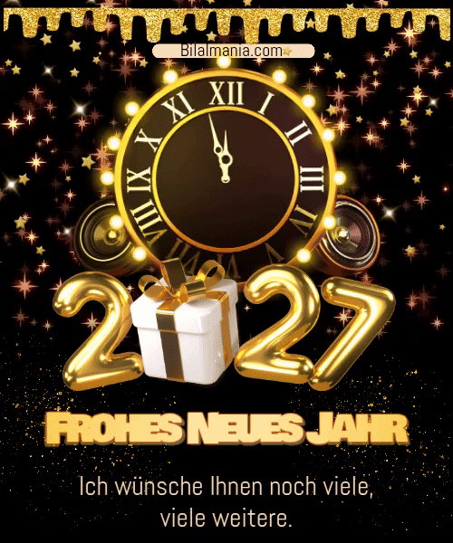 ▶️ Über 50 Frohes Neues Jahr 2027 GIFs für Grüße & Bilder Frohes Neues Jahr 2027 Gif