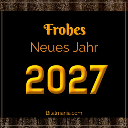 ▶️ Über 50 Frohes Neues Jahr 2027 GIFs für Grüße & Bilder Frohes Neues Jahr 2027 Gif