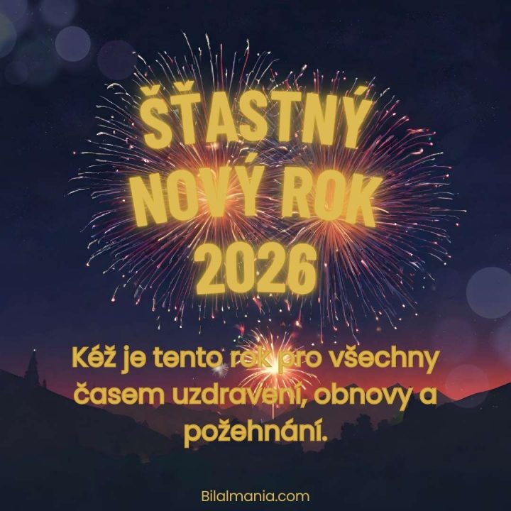 Šťastný nový rok 2026 přání