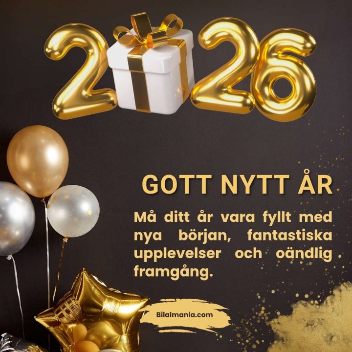 50+ Gott Nytt År 2026 GIF Bilder Hälsning Gott nytt år 2026 Bilder