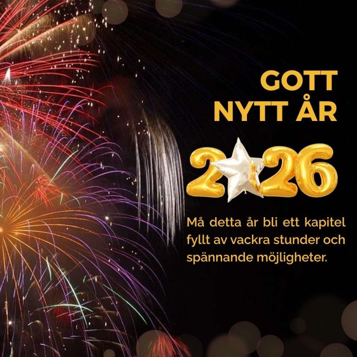 50+ Gott Nytt År 2026 GIF Bilder Hälsning Gott nytt år 2026 Bilder