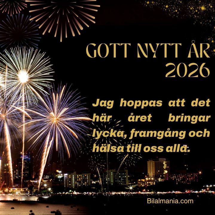 50+ Gott Nytt År 2026 GIF Bilder Hälsning Gott nytt år 2026 hälsning
