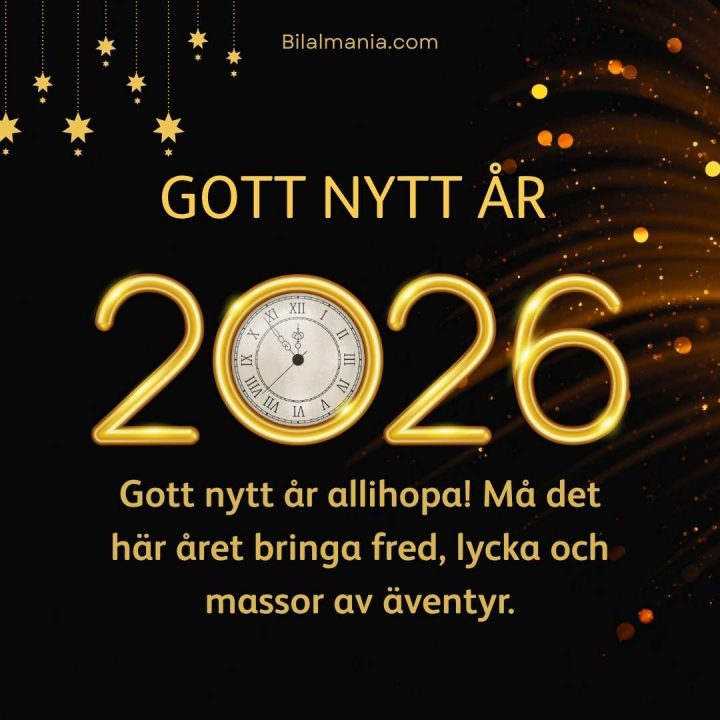 50+ Gott Nytt År 2026 GIF Bilder Hälsning Gott nytt år 2026 Bilder