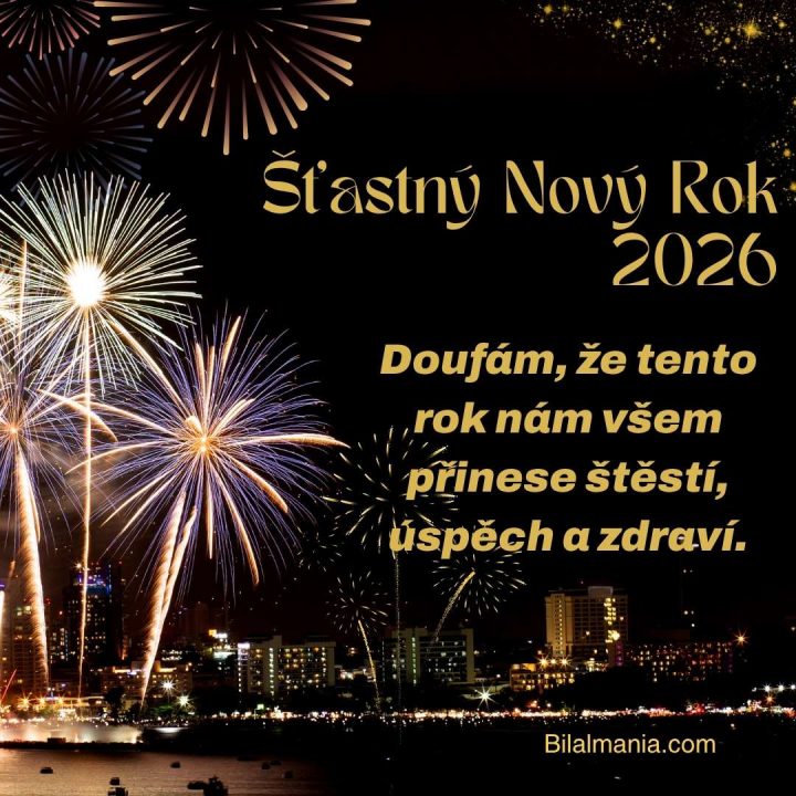 Šťastný nový rok 2026 přání