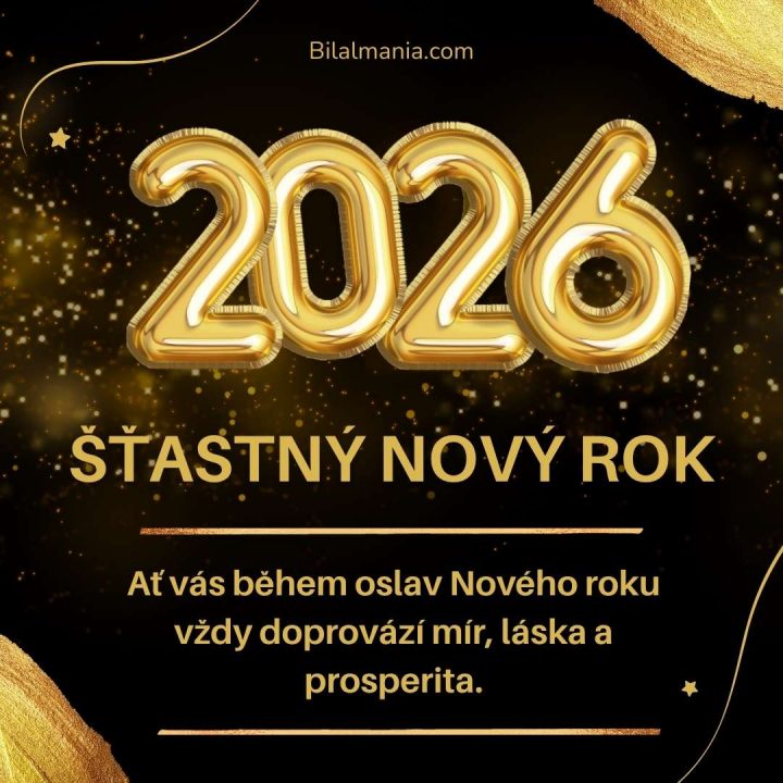 Šťastný nový rok 2026 přání