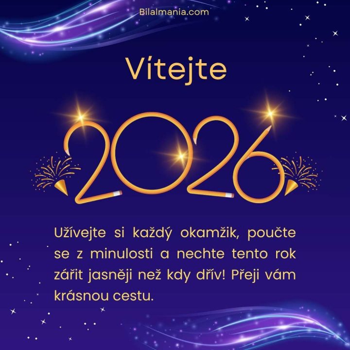Šťastný nový rok 2026 přání