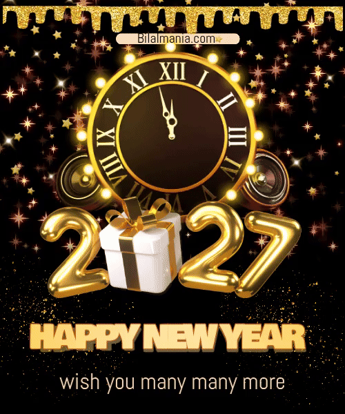 ▶️ 70+ Happy New Year 2027 GIF Images & Wishes happy new year 2027 Gif with sound